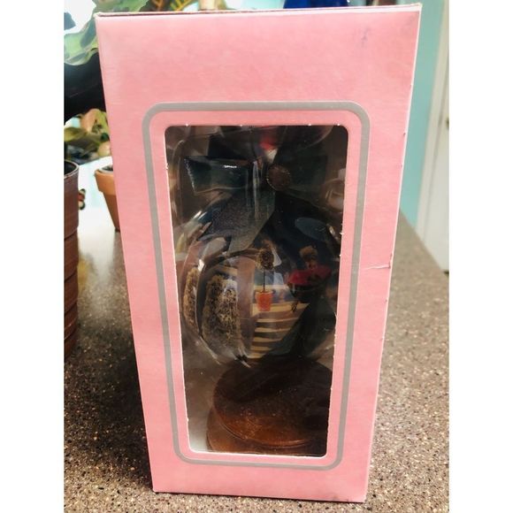 VTG 1998 HOLIDAY BARBIE DECOUPAGE 4”ORNAMENT - Picture 4 of 6